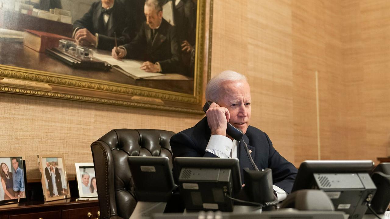 US-Präsident Joe Biden telefoniert.