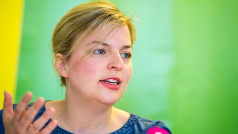 Katharina Schulze (Bündnis 90/Die Grünen), Spitzenkandidatin für die Landtagswahl