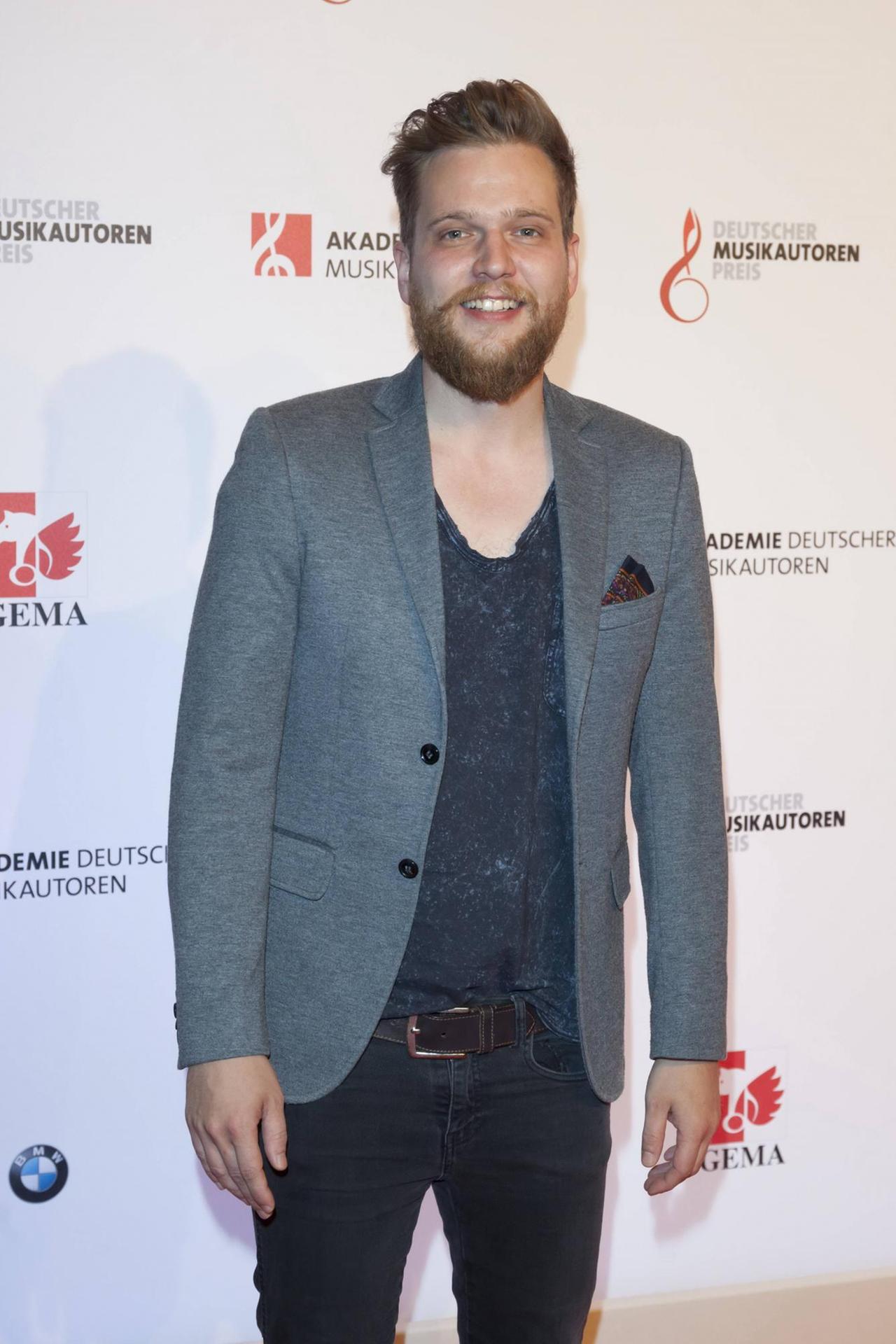 Daniel Nitt bei der 7. Verleihung des Deutschen Musikautorenpreis 2015 in Berlin