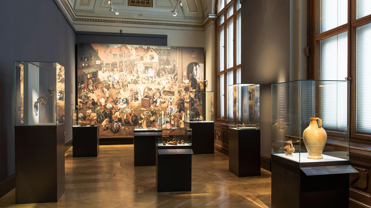 Blick in die Bruegel-Ausstellung im KHM Wien.