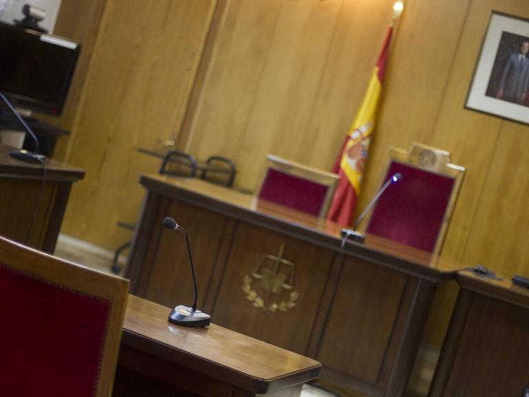 Ein Gerichtssaal in Palma de Mallorca
