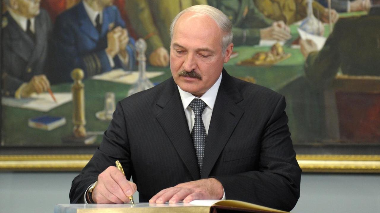 Alexander Lukaschenko, weißrussischer Präsident (02.07.2104).