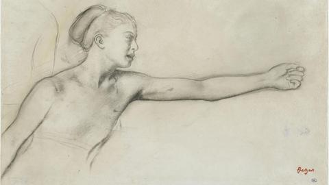 Edgar Degas Bild: "Jeune fille spartiate"