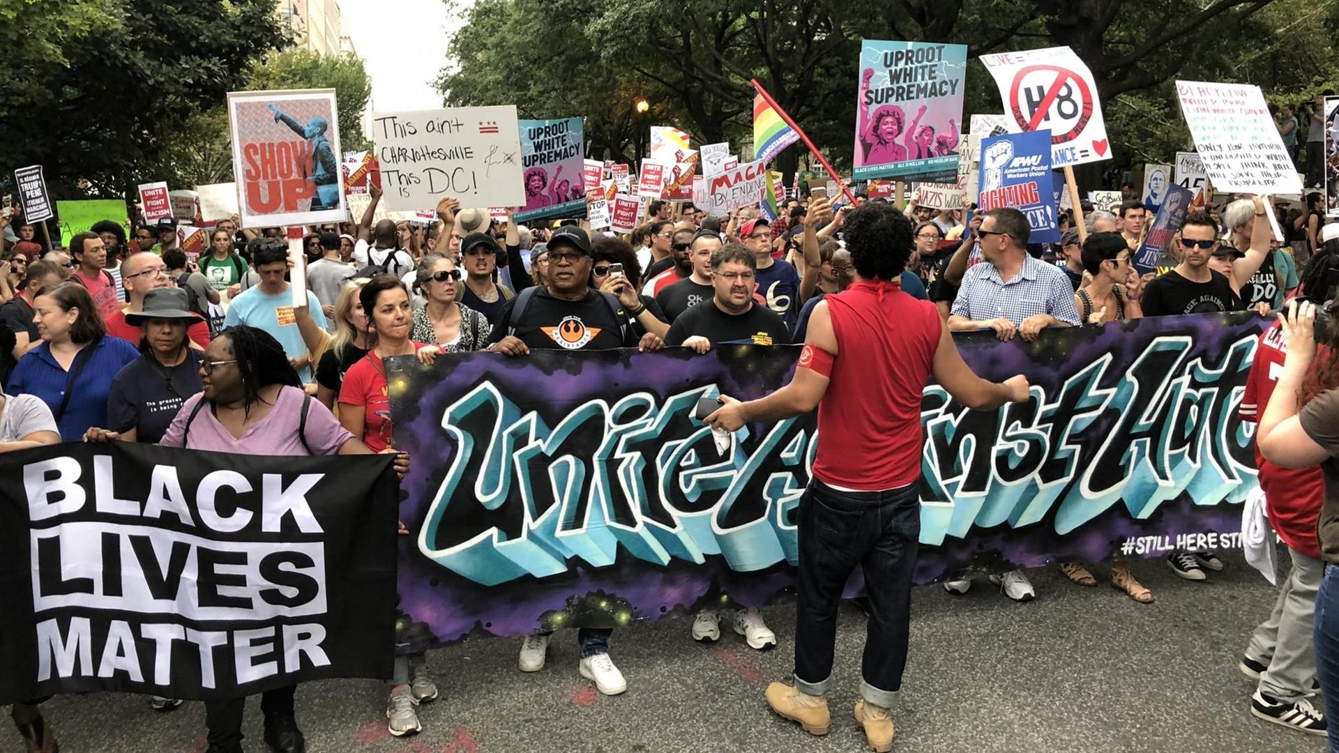 Demonstranten in Washington.