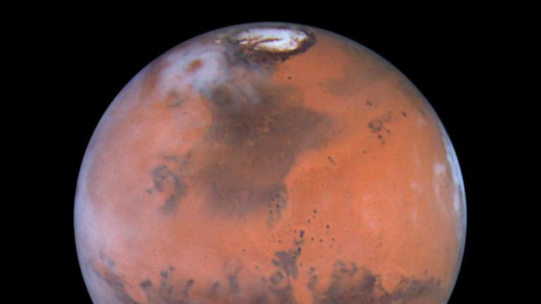 Der Planet Mars, aufgenommen mit dem Hubble-Teleskop