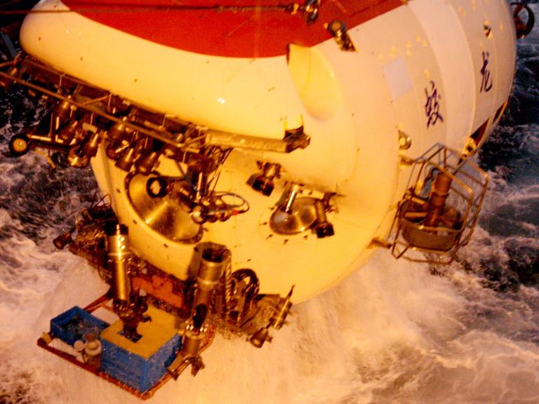 Ein chinesisches Forschungs-U-Boot
