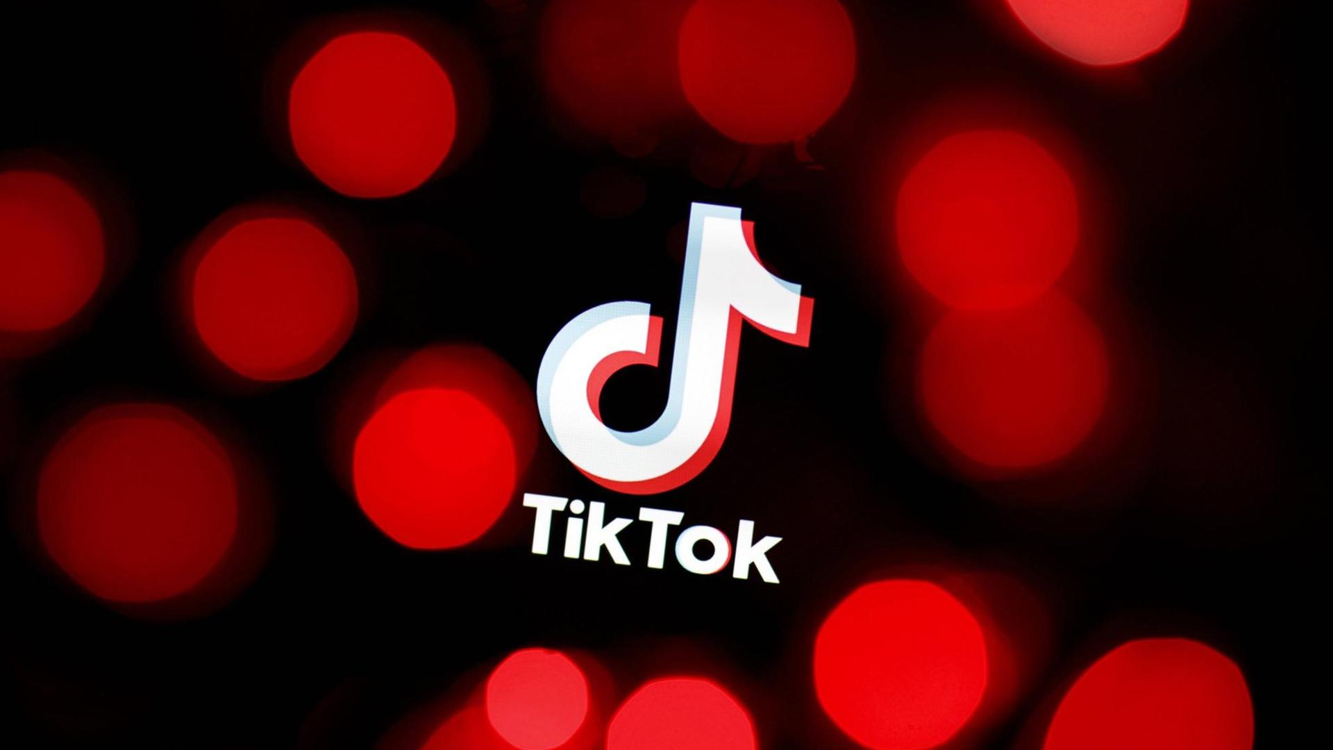 Das Bild zeigt das Logo der chinesische Video-App Tiktok.