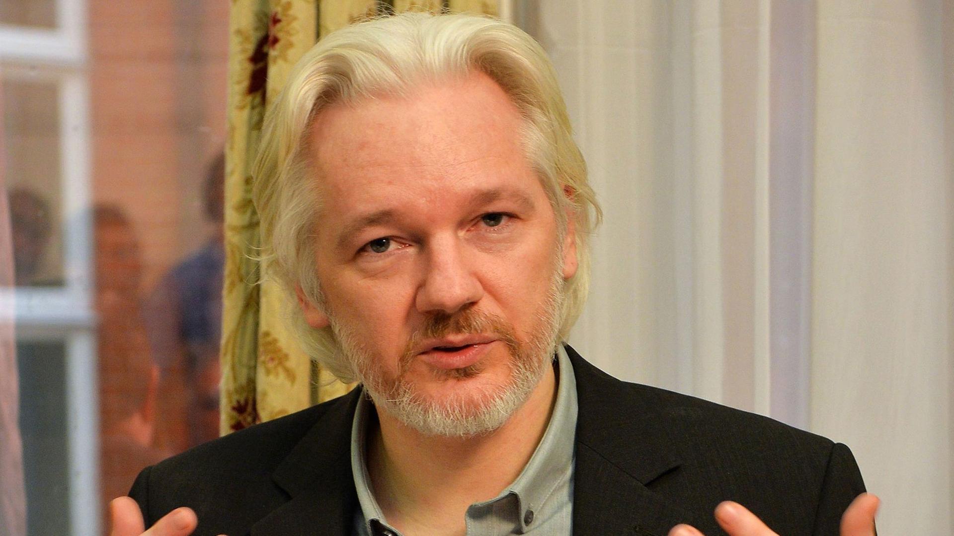 Wikileaks-Gründer Julian Assange im Sommer 2014