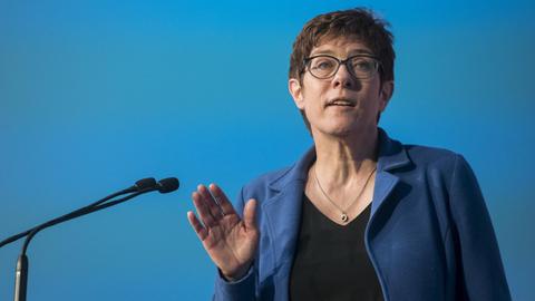 Die CDU-Vorsitzende Annegret Kramp-Karrenbauer