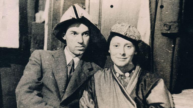 Rosa und Pavel Zaltsman in Leningrad 1940