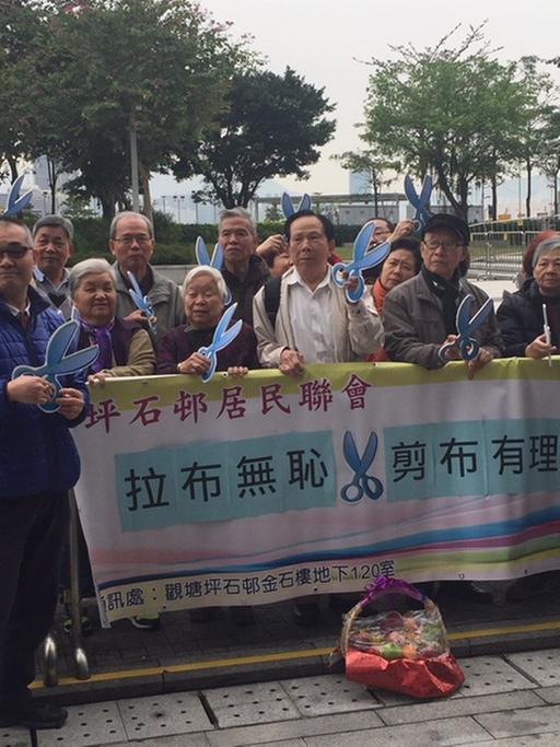 Bürger in Hongkong protestieren gegen den Einfluss der Pekinger Zentralregierung.