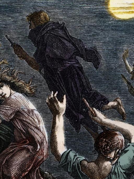 Hexen-Darstellung, entstanden um 1880