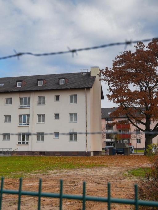 .Blick auf die Ankunfts- und Rückführungseinrichtung für Asylbewerber a auf dem ehemaligen Gelände der US Army in Bamberg
