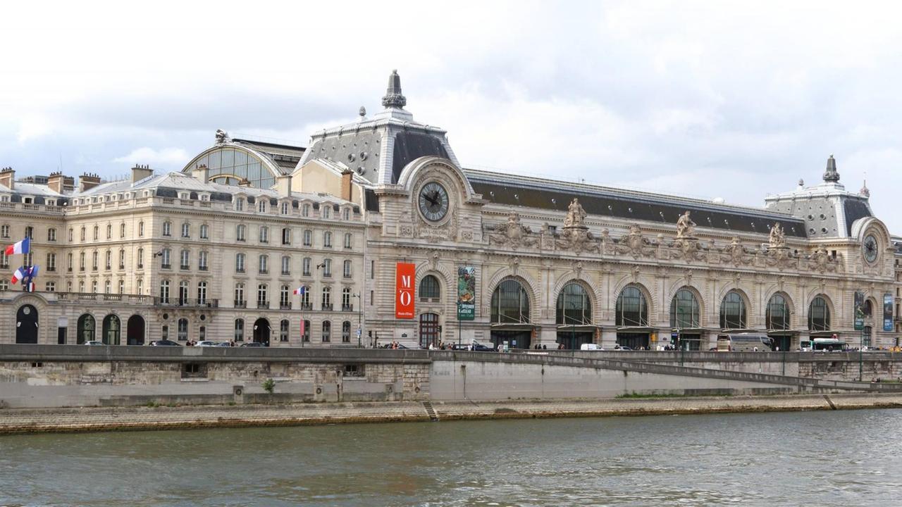 Blick auf das Musée d'Orsay in Paris. Blick auf das Musée d'Orsay in Paris.