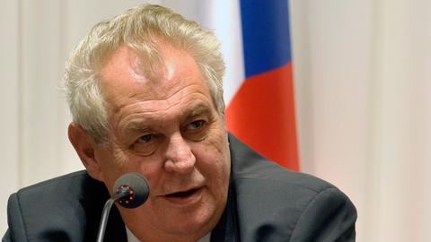 Der tschechische Präsident Milos Zeman