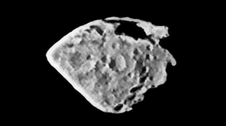 Asteroid Šteins, beobachtet von der Raumsonde Rosetta