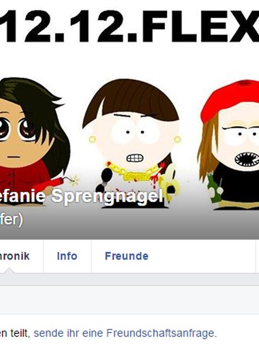 Screenshot des Facebook-Profils von Stefanie Sargnagel am 2.Dezember 2015.