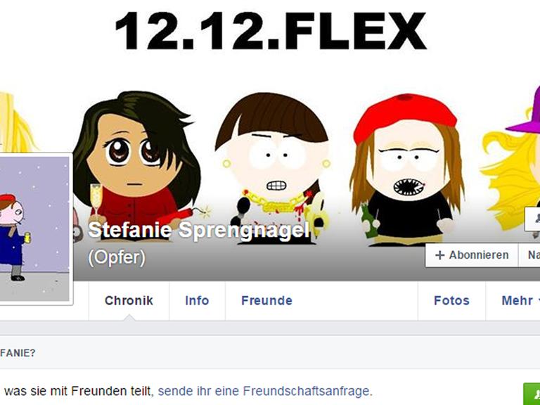 Screenshot des Facebook-Profils von Stefanie Sargnagel am 2.Dezember 2015.