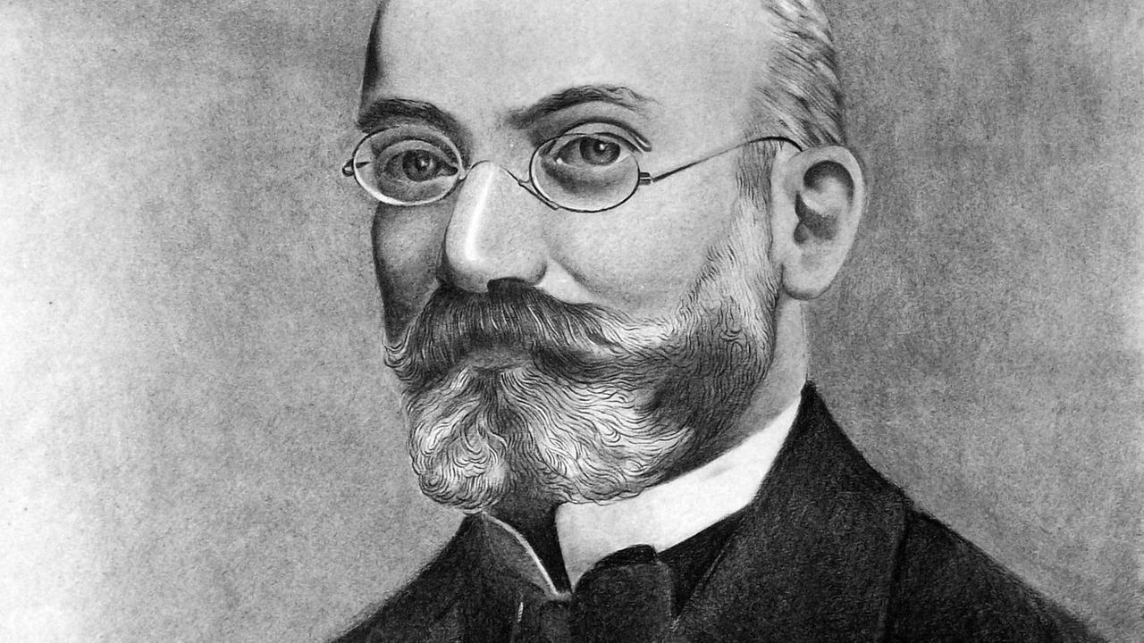 Porträt von Ludwik Zamenhof (1859-1917), dem Erfinder der Kunstsprache Esperanto.