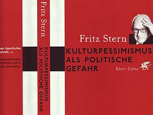 Fritz Stern: Kulturpessimismus als politische Gefahr (Cover)