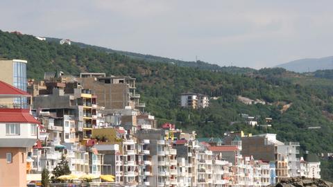 Hotels und Urlaubsidylle an der Südküste der Krim - Aufnahme von 2007.