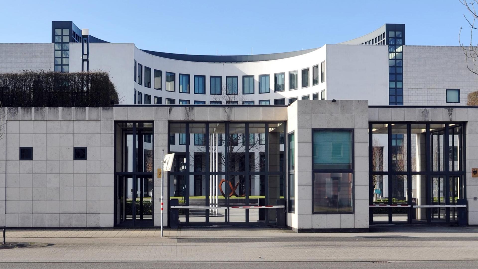Gebäude der Bundesanwaltschaft in Karslruhe, Sitz des Generalbundesanwalts.