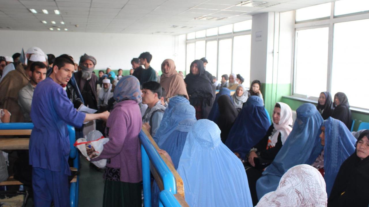 Das Jamhuriat-Krankenhaus in Kabul, Afghanistan