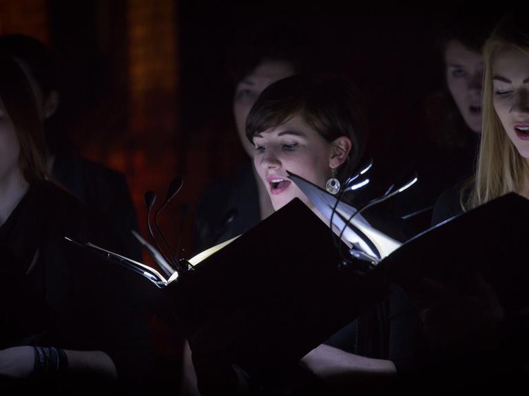 Die Audi-Jugendchorakademie beim Konzert "Aus der Tiefe der Zeit"