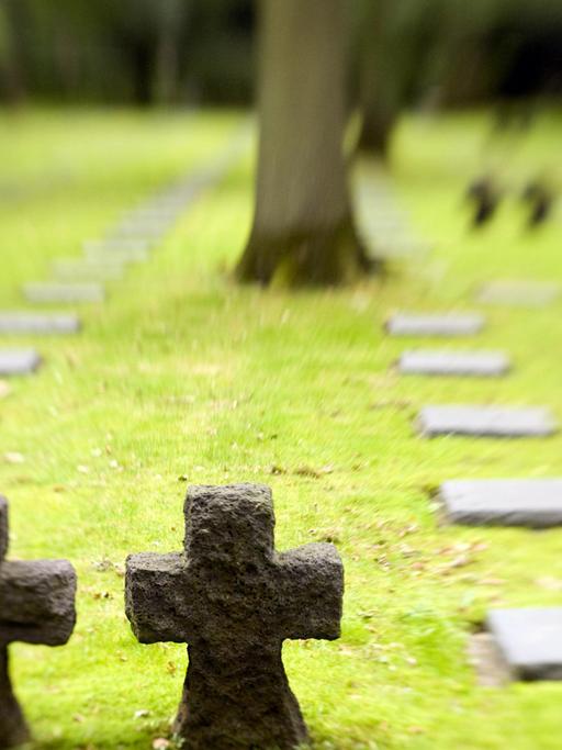 25.644 Soldaten liegen auf dem Soldatenfriedhof Vladslo im belgischen Ypern begraben.
