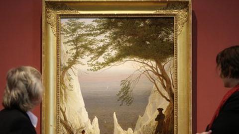 Das Bild "Kreidefelsen auf Rügen" des Malers Caspar David Friedrich.