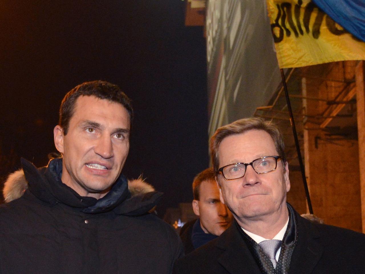 Vitali Klitschko, Guido Westerwelle, Kiew, Ukraine