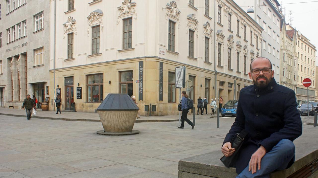 Unternehmer Tomas Izak in seiner Stadt Brünn