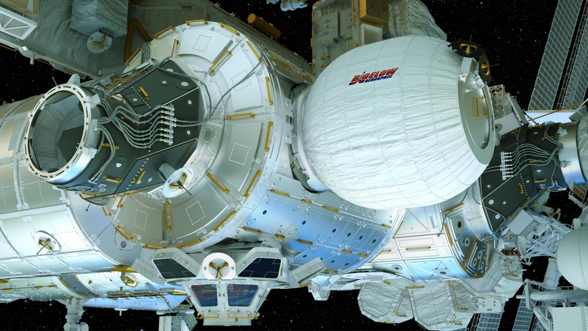 Ganz schön aufgeblasen: Das Modul BEAM an der ISS