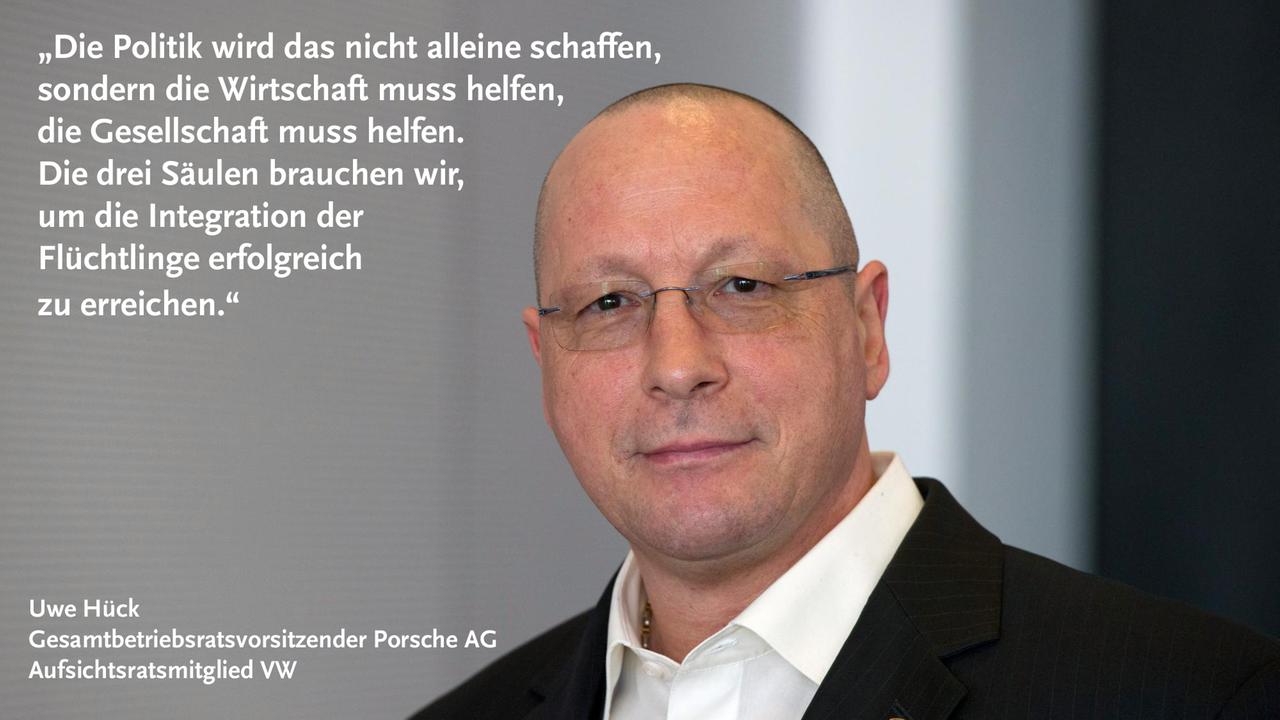 Der Porsche-Betriebsratsvorsitzende Uwe Hück, aufgenommen am 13.12.2012 in Stuttgart (Baden-Württemberg).
