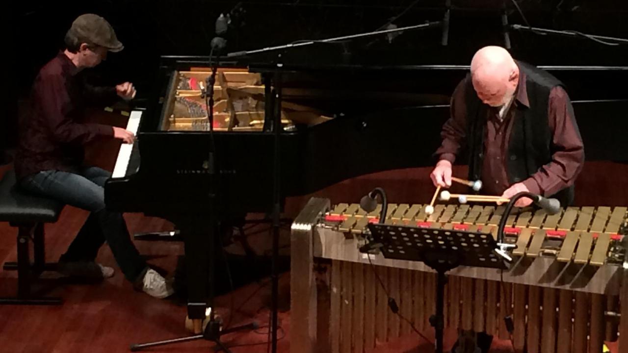 Boris Netsvetaev am Klavier und Wolfgang Schlüter am Vibrafon Boris Netsvetaev am Klavier und Wolfgang Schlüter am Vibrafon