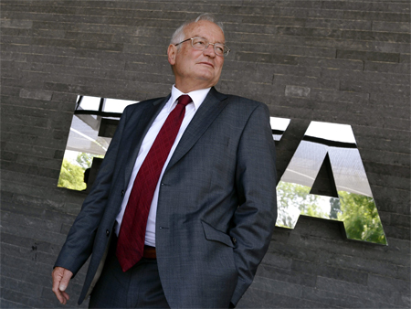 Der Richter Hans-Joachim Eckert war Vorsitzender der rechtsprechenden Kammer der Ethik-Kommission der FIFA