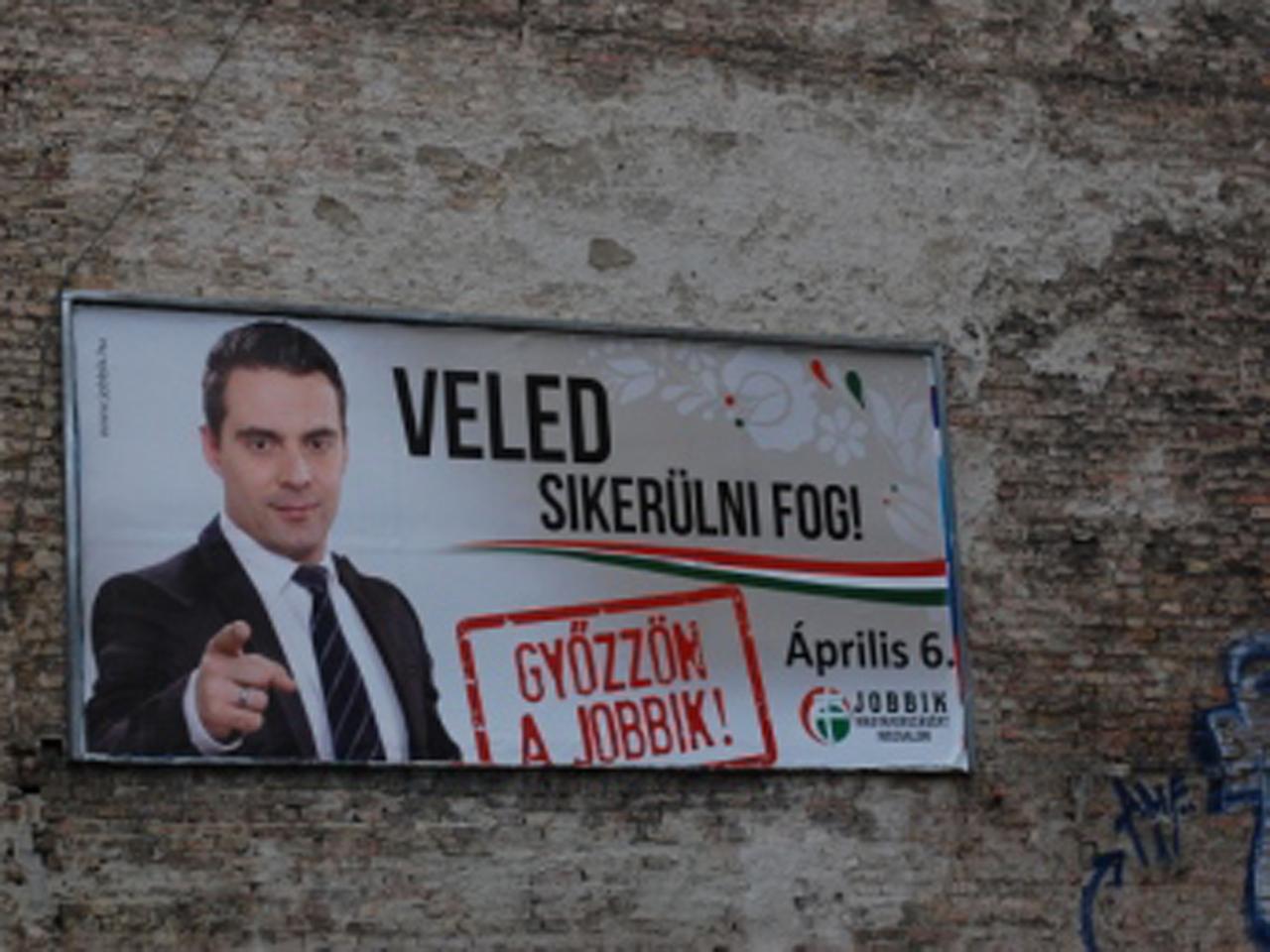 Plakat der rechtsextremen Jobbik