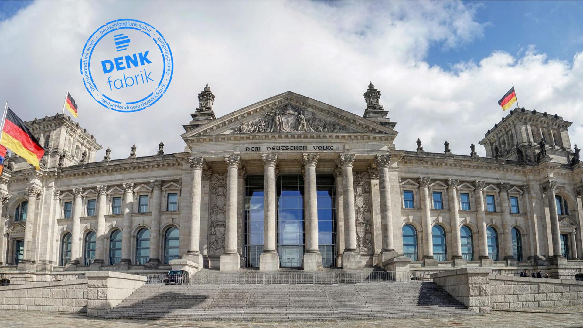 Westansicht des Reichstagsgebäudes in Berlin Westansicht des Reichstagsgebäudes in Berlin