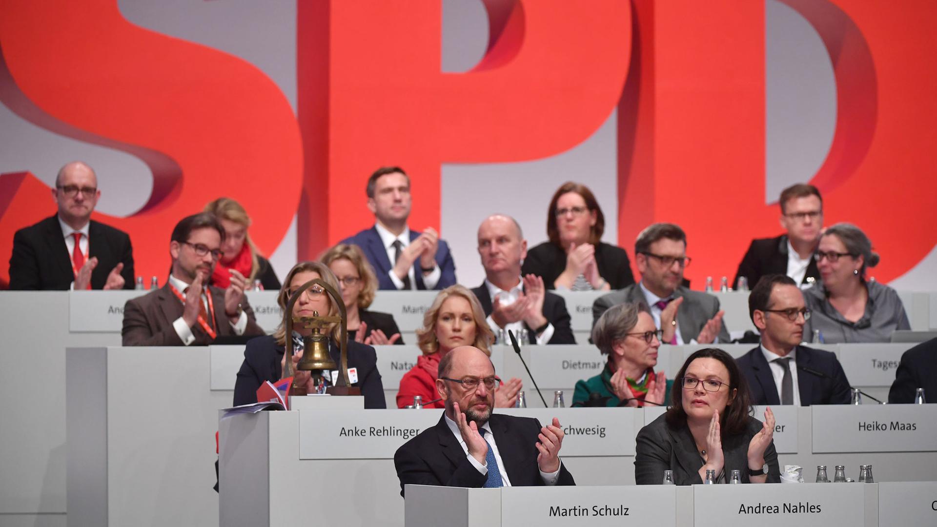 Bundesparteitag der SPD am 07.12.2017 in Berlin
