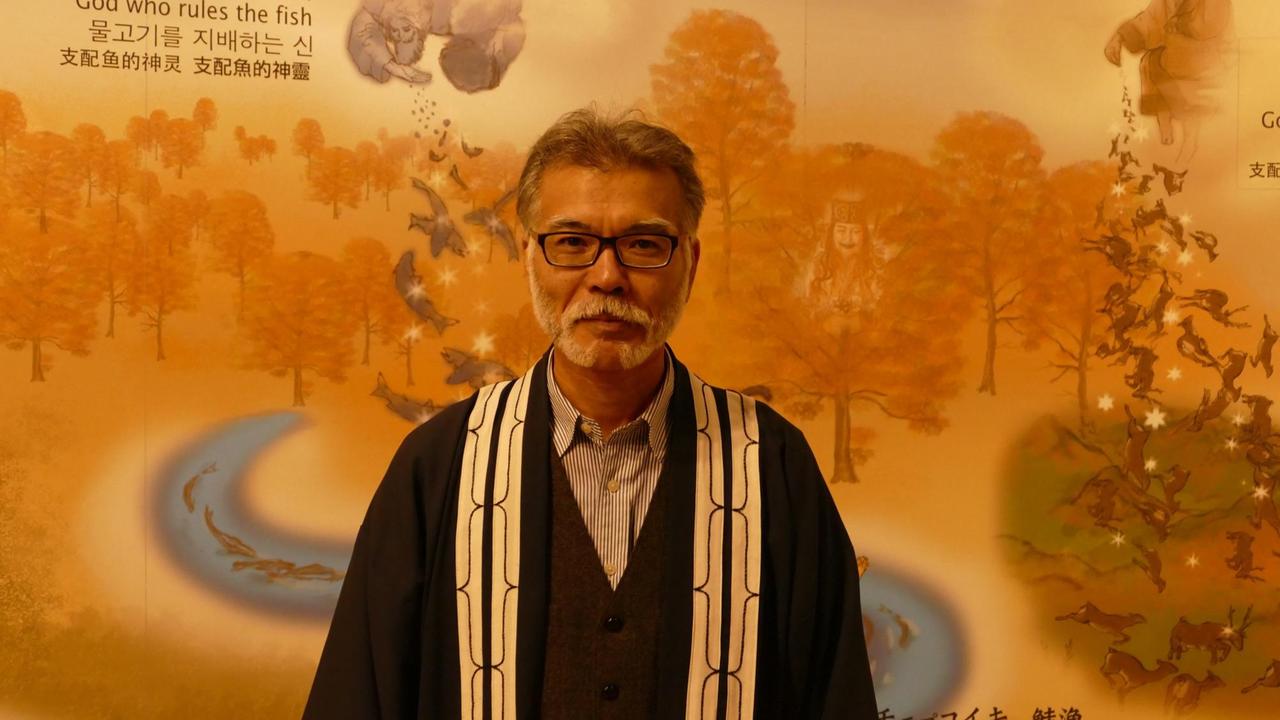 Der Museumsdirektor Masahiro Nomoto