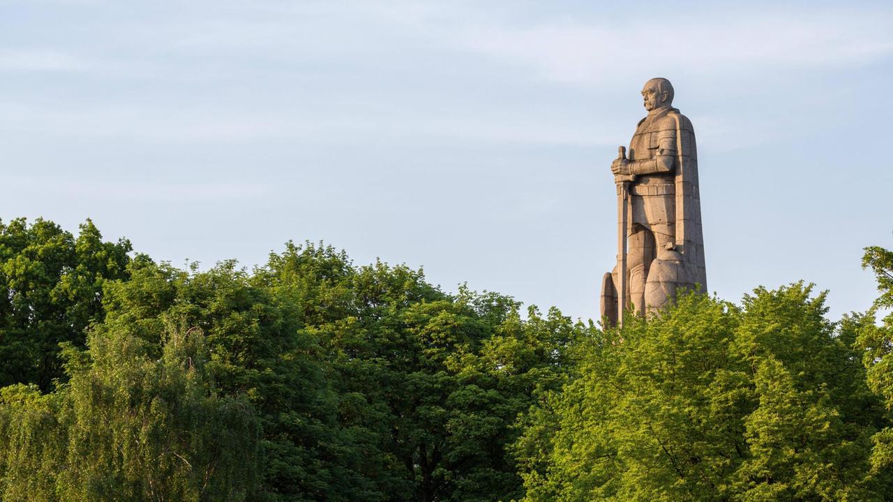 Bismarck-Statue im Hamburger Elbpark.