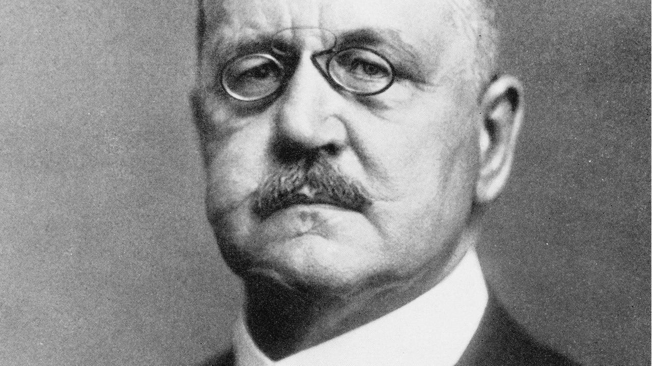 Wolfgang Kapp, Politiker (Alldeutscher Verband, Dt. Vaterlandspartei) im März 1920 beteiligt am Kapp-Lüttwitz-Putsch)in einer Porträtaufnahme in Leipzig am 12.6.1922. 