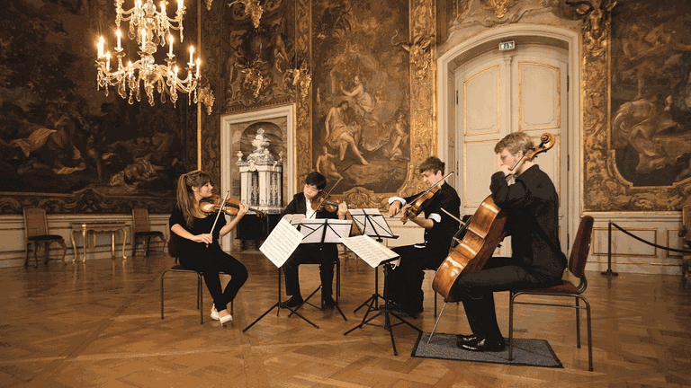 Musikerinnen und Musiker des Moritzburg Festivals