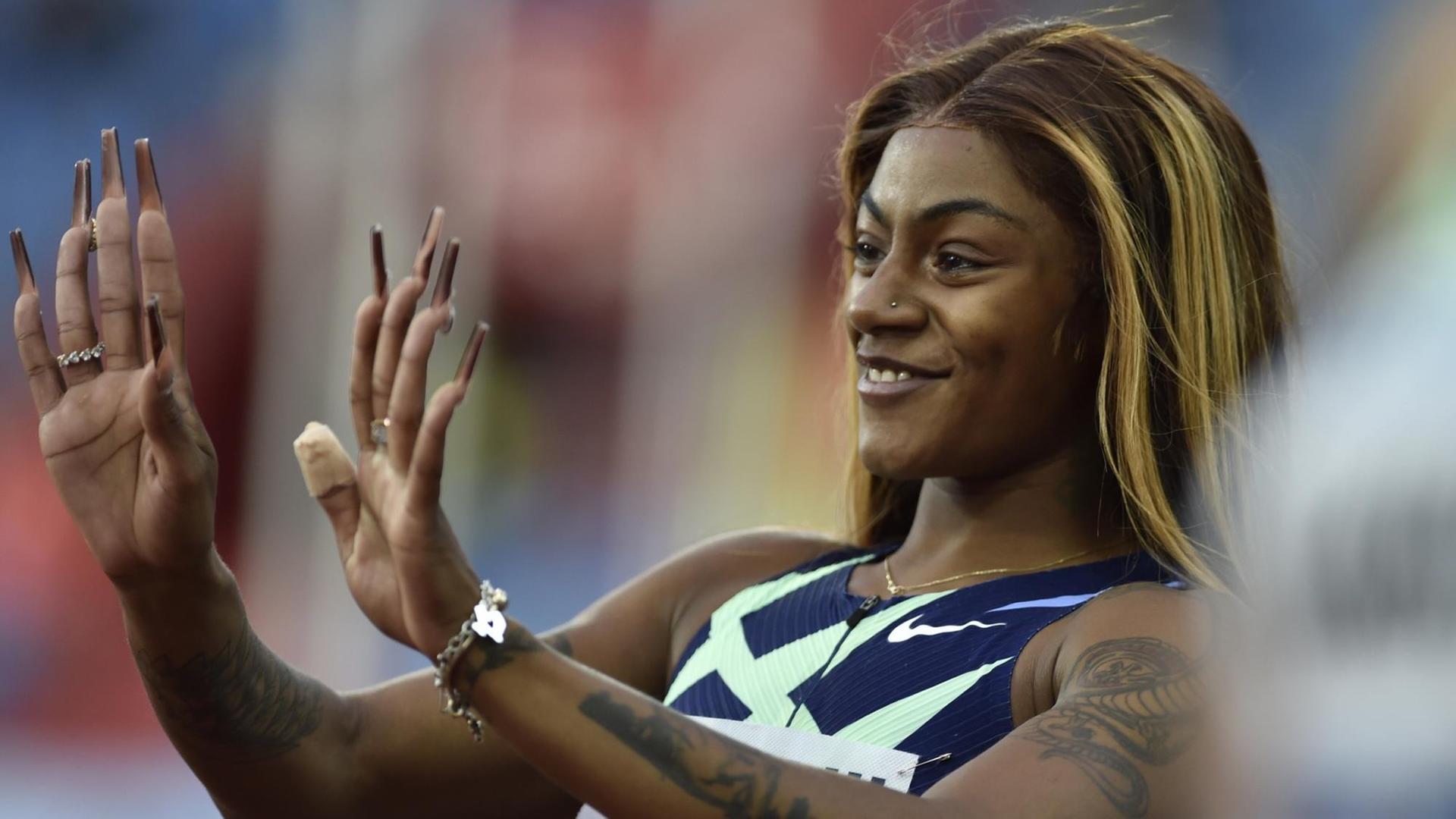 Sha`Carri Richardson darf nicht bei den Olympischen Spielen starten.