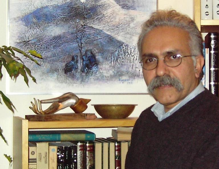 Mohammad-Ali Amir Moezzi in seinem Büro