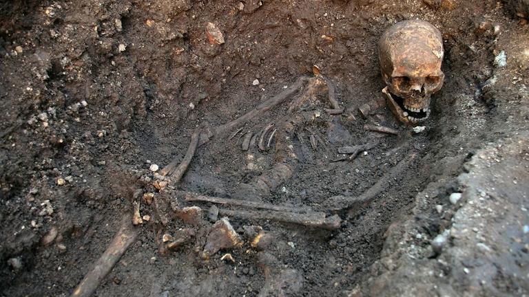 Die Knochen des britischen Königs Richard III.
