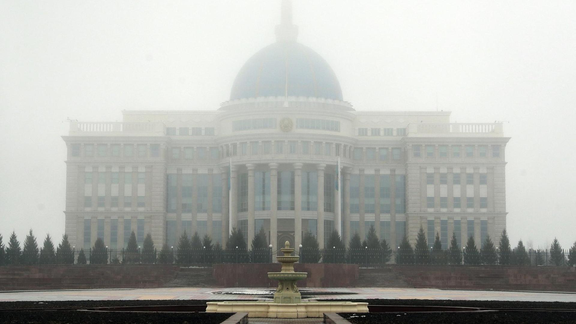 Blick auf die "Akorda" die Residenz des Präsidenten von Kasachstan am 23.03.2019