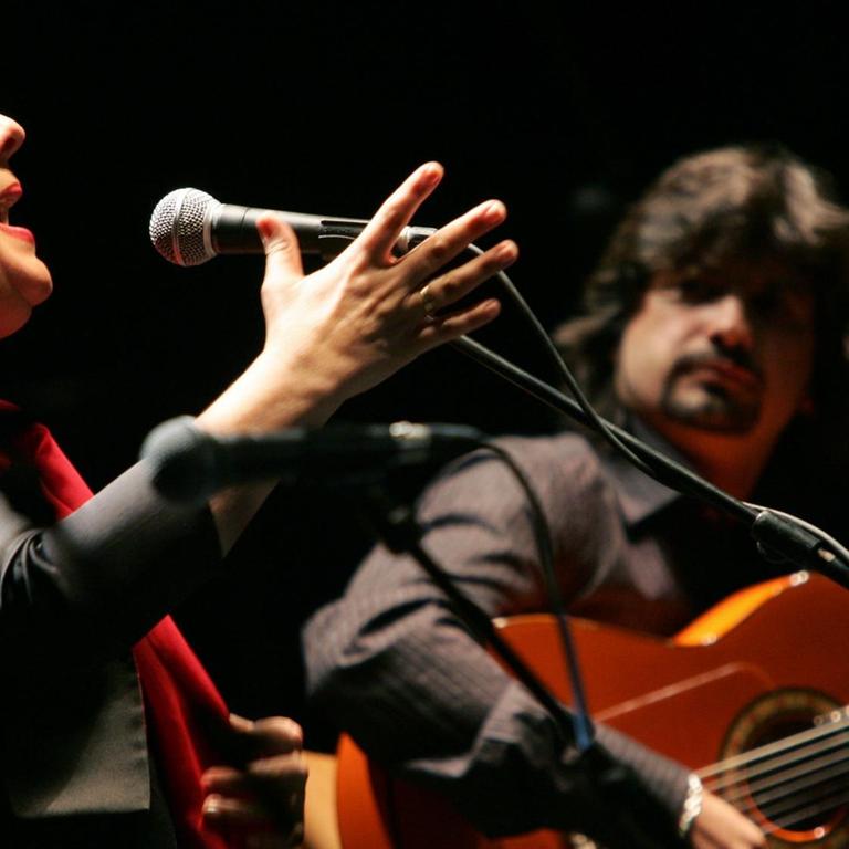 Die spanische Flamenco-Sängerin Carmen Linares