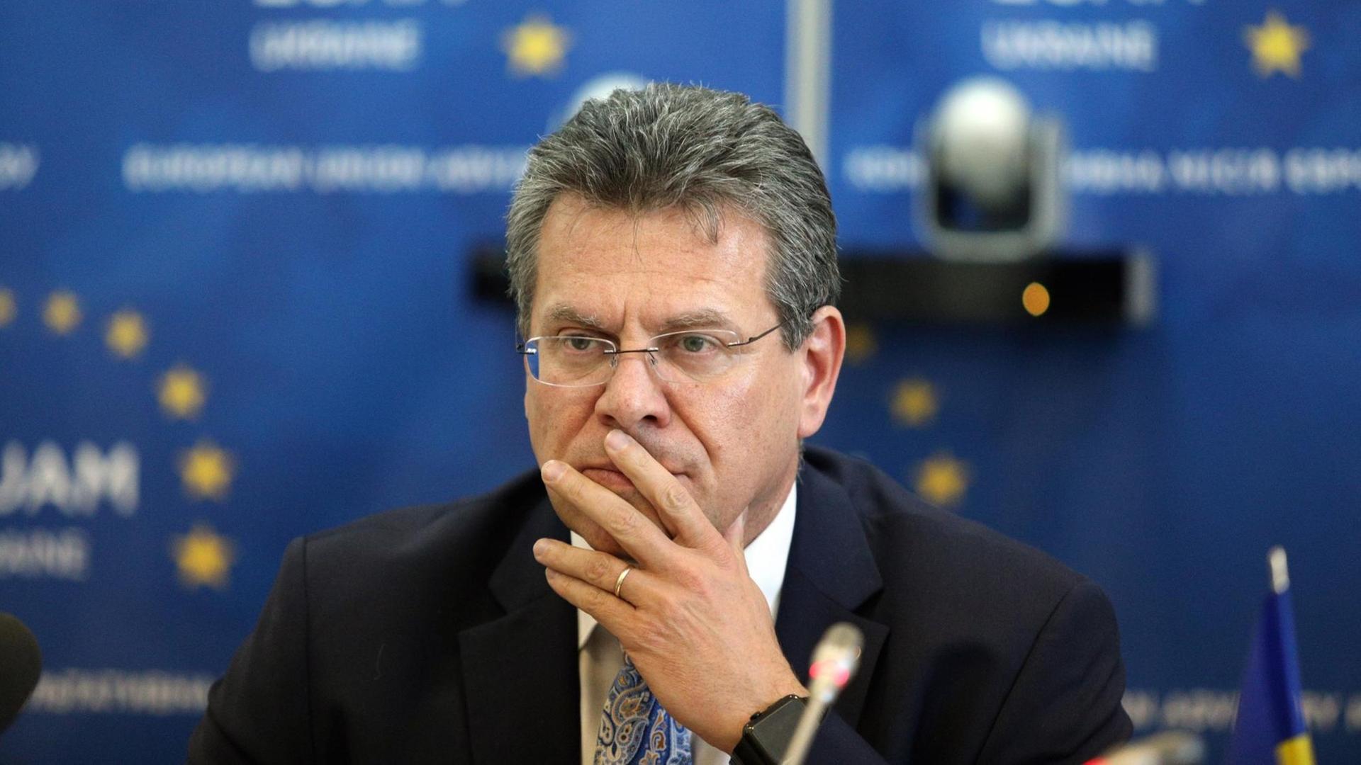 EU-Handelskommissar Maros Sefcovic EU-Handelskommissar Maros Sefcovic