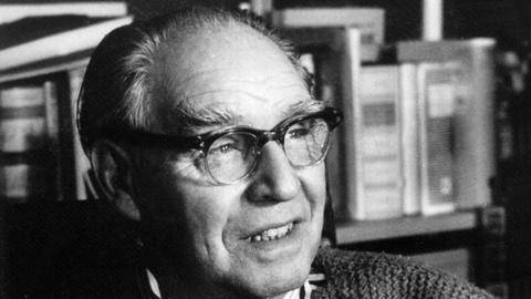 Der Schriftsteller Kasimir Edschmid - eigentlich Eduard Schmid. (Undatierte Aufnahme)